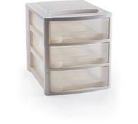 Cassettiera 3 cassetti Midi Empire 27x36x30 cm avorio Avorio