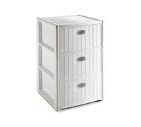 CASSETTIERA 3 ELEGANCE 40X40X60 BIANCA