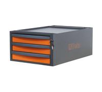 Cassettiera 3 tiretti per banchi Beta C58CS/O 3C arancio 367x588xh257mm