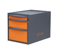Cassettiera 3 tiretti per banchi Beta C58CSH/O 3C arancio 367x588xh457mm