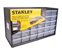 Cassettiera 30 Pz Piccoli Trasparenti Senza Blocco Cm 36,5X15,3X22 - Stanley