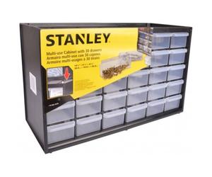 Cassettiera 30 Pz Piccoli Trasparenti Senza Blocco Cm 36,5X15,3X22 - Stanley