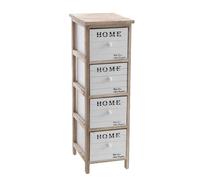 CASSETTIERA 4 CASSETTI MOBILE SLIM SALVASPAZIO CUCINA BAGNO INGRESSO 802632 cm