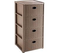 CASSETTIERA 4 ELEGANCE 40X40X80 TORTORA