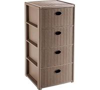 CASSETTIERA 4 ELEGANCE 40X40X80 TORTORA