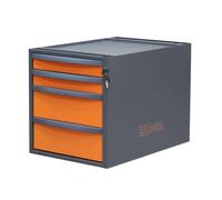Cassettiera 4 tiretti per banchi Beta C58CSH/O 4C arancio 367x588xh457mm