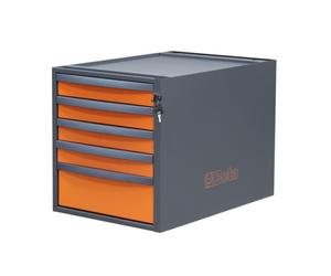 Cassettiera 5 tiretti per banchi Beta C58CSH/O 5C arancio 367x588xh457mm