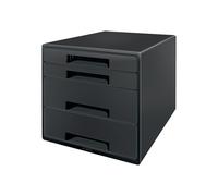 LEITZ 53720095 - Cassettiera, cubo riciclato, nero