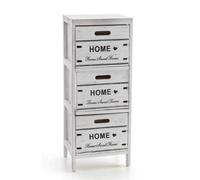 CASSETTIERA ANTICATA 3 CASSETTI SLIM SALVASPAZIO CUCINA BAGNO INGRESSO 743024