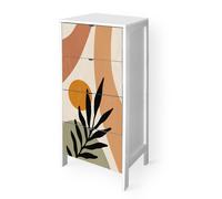 Cassettiera Bianco stampa ESTHETIC-B CASSETTI legno 39x29xH78 cm