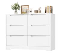 Cassettiera Camera da Letto, Credenza con 6 Cassetti, Mobiletto Multiuso