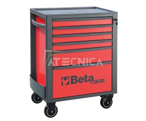 Cassettiera carrello porta attrezzi Beta RSC24 6-R rosso 6 tiretti