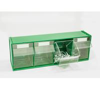 Cassettiera Componibile Vipa Fox 104 Verde 4 Cassetti 600x177x206 mm Vipa Casset