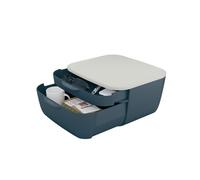 Leitz Cassettiera a 2 Cassetti, Gamma Cosy, Organizer per Riporre Documenti, Penne, Cavi e Riviste, Adatta per Casa e Ufficio, Grigio Velluto, 53570089