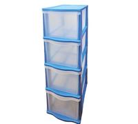 Cassettiera cover line alta 4 cass.blu tontarelli