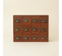 Cassettiera da Scrivania in Legno Stile Giapponese Mobiletto Cassetti
