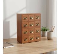 Cassettiera da Scrivania in Legno Stile Giapponese Mobiletto Cassetti