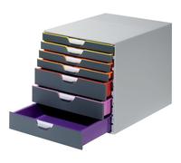 Cassettiera Varicolor - 28x35,6x29,2 cm - 7 cassetti - Durable