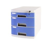 Cassettiera da Ufficio Mobiletto Portadocumenti Da Scrivania A 3 Strati, Scatola Portaoggetti Per Ufficio Con Cassetto Con Serratura Per Archiviazione E Ordinamento Di File, Mobiletto Espositivo Di Ti