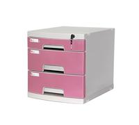 Cassettiera da Ufficio Mobiletto Portadocumenti Da Scrivania, Cassettiera Portaoggetti In Plastica Con Serratura Per Formato A4, Portadocumenti Da Ufficio Con Etichetta Indice, Organizer Da Scrivania