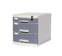 Cassettiera da Ufficio Mobiletto Portadocumenti Da Scrivania, Cassettiera Portaoggetti In Plastica Con Serratura Per Formato A4, Portadocumenti Da Ufficio Con Etichetta Indice, Organizer Da Scrivania