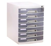 Cassettiera da Ufficio Schedario Da Ufficio, Mobiletto Portadocumenti Da Scrivania In Plastica Con Cassetto Multistrato E Serratura, Contenitore Per Ufficio, Organizer Per Documenti Da Scrivania Per F