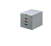 Cassettiera DURABLE VARICOLOR SAFE 4 cassetti 32x38,5x32 cm pofili assortiti 760