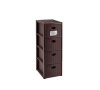 CASSETTIERA ELEGANCE 4 CASSETTI 30X40X80H CM STEFANPLAST MOBILETTO BAGNO CAMERA