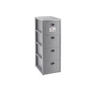 CASSETTIERA ELEGANCE 4 CASSETTI 30X40X80H CM STEFANPLAST MOBILETTO BAGNO CAMERA