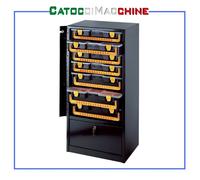 CASSETTIERA IN ACCIAIO CON VALIGETTE IN PLASTICA FERVI C700