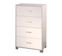 Cassettiera in kit 4 cassetti Sarmog 112x70x41 cm olmo/bianco Olmo chiaro