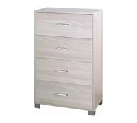 Cassettiera in kit 4 cassetti Sarmog 112x70x41 cm olmo Olmo chiaro