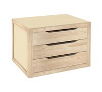 Astigarraga Cassettiera in legno Massello 3 Cassetti Dimensione 39x30x29.5h - BLNA30.99