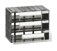 Cassettiera in plastica portaminuteria, 3 cassetti, 225 L x 133 P x 169 H mm