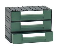 Cassettiera in plastica portaminuteria,3 cassetti, 225 L x 133 P x 169 H mm