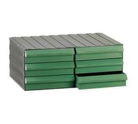 Cassettiera in plastica portaminuteria, 6 cassetti, 562 L x 390 P x 228 H mm
