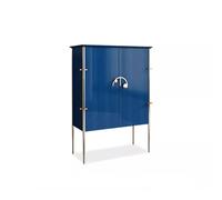 Cassettiera in stile cinese, semplice credenza moderna, per soggiorno, casa, piccolo armadietto del vino, ristorante, stoccaggio, bar, gabinetto liquore (B)