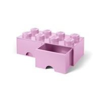 Lego Contenitore Lego Brick 8 Cassetto Rosa NUOVO