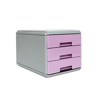 ARDA - 19P3PPASVI - Mini Cassettiera Keep Colour Pastel - 17 x 25,4 x 17,7 cm - grigio-lilla - Arda - 85150 - Conf. da 1 Pz. - 19P3PPASVI