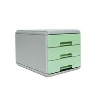 Arda, Mini Cassettiera Keep Colour Pastel, 17 x 25,4 x 17,7 cm, grigio/verde - verde plastica 19P3PPASV