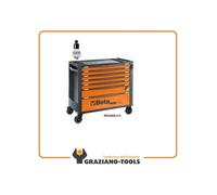 Cassettiera Mobile Con 7 Cassetti, Con Sistema Antiribaltamento, Modello Lungo -