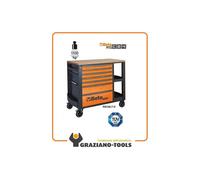 Cassettiera mobile con 7 cassetti e ripiani laterali RSC24L/7 - Beta