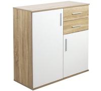 Cassettiera Mobile Madia Mobiletto 2 Ante 2 Ripiani Armadietto Spazioso Design Minimal Camera da Letto Soggiorno Arredamento Casa Ufficio Resistente Robusto Multiuso Arreda i tuoi ambienti donandogli