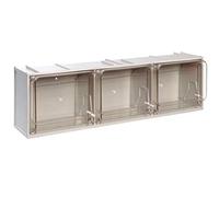Cassettiera modulare 3 cassetti CRYSTAL BOX "CB50/3S" - Mobil Plastic Grigio Chiaro