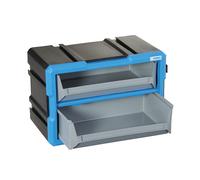 Cassettiera modulare con 2 vassoi estraibili x officina Fervi c086/02t