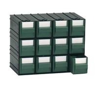 Cassettiera modulare porta minuteria in plastica 12 cassetti MOBIL PLASTIC A1