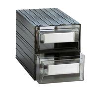 Cassettiera modulare porta minuteria in plastica 2 cassetti MOBIL PLASTIC T40