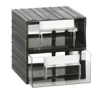 Cassettiera modulare porta minuteria - modello T/42 con 2 cassetti trasparenti