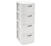 Cassettiera Multiuso Stefanplast 4 Cassetti 30x40x80 cm 0993524