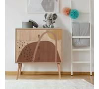 Dmora Cassettiera Nebula, Settimino Multiuso, Comò Camera da Letto, Mobile con cassetti, 80x40h89 cm, Multicolore